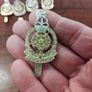 Vintage Metal Army Badges Image 5
