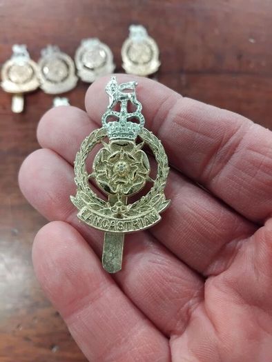 Vintage Metal Army Badges