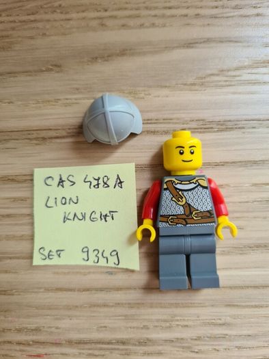lego cas478a lion knight, set 9349