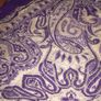 purple silk beautifully coloured scarf Image 2