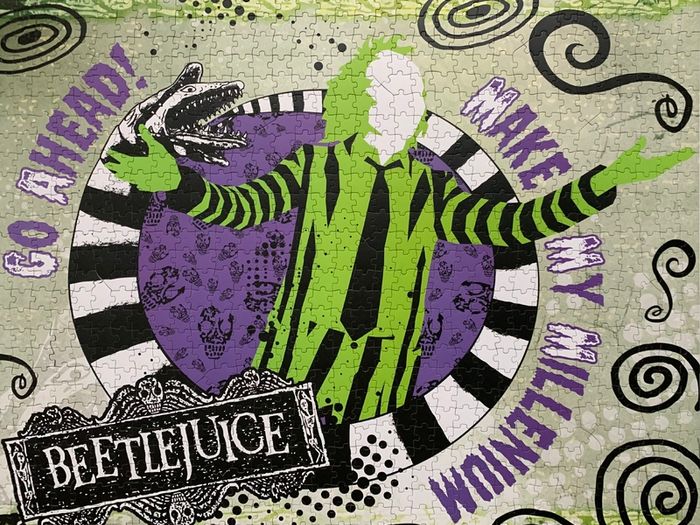 WB Studio Collection Beetlejuice Jigsaw - 1 x 1000 Pieces - will keep kids busy over Summer Holidays!