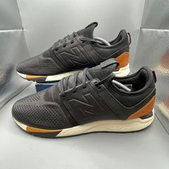 New Balance 247 Mens Brown And Black Leather Trainers UK Size 11.5 EU 46.5