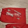 Two Liverpool Champions of Europe flags 2019. Image 3