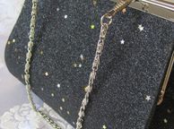 main image for ad Small Black Debs Prom Wedding Evening Clutch Purse Bag Handbag
