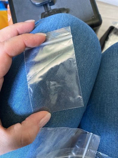Sample zip bags