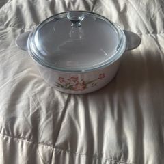 Antique Corningware Casserole Dish.