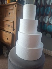 Wedding Cake Tiers polystyrene