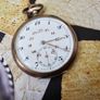 Antique Silver WW1 era Swiss Made Military Pocket Watch Orion 1910s Image 10