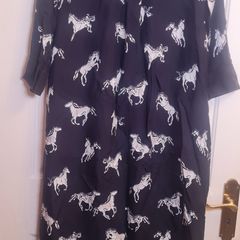 Hobbs viscose shirt dress pockets