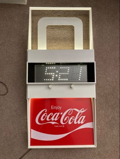Coca Cola Clock Year 1977 NOS Rare