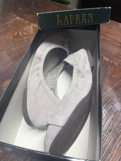 Betty Suede Ballerina shoes from Ralph Lauren. Size UK6.5 EU40. NEW