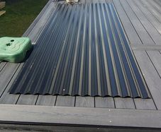 corrugated sheets pvc coated