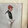 Vintage Framed Repro Print Jockey Fred Webb Wall Art Decor Image 5