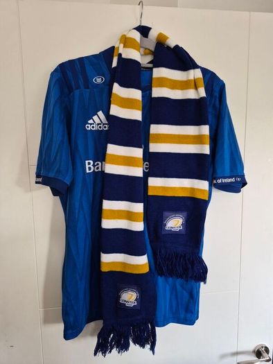 Leinster Rugby Jersey and Scarf