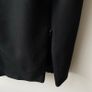 Bastyan Black Belted Pencil Skirt with Side Slit Size UK10 Image 4