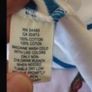 polo Tshirt American white striped 100% cotton xsmall Image 2