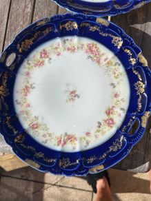Fine bone china wall plates