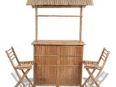 3 Piece Bistro Set Bamboo