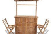 3 Piece Bistro Set Bamboo