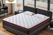5FT King Size Mattress 9.1 Inch, Hybrid Gel Memory Foam, Individually Pocket Sprungs Medium Firm 7 Zone Orthopedic Mattress Kingsize for Back Pain Relief