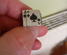 pocker  ring. medium sized man's