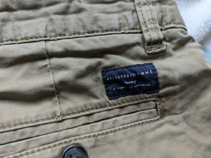 Selected Homme Tailored Chino Shorts (Slate Grey) - Size W30-W31