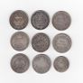 G.B. 9 x 92.5% Silver Coins ( no.496) Image 2