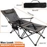 Camping Chairs Folding Reclining Portable Chair with Cup Holder Detachable Side Table and Carry Bag (FREE SHIPPING) Image 6