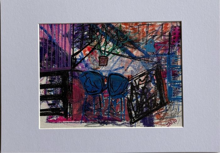 Original Art original Art Kitchen contemporary Irish Art abstract painting