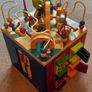 Large Wooden Activity Cube - Zany Zoo Image 2
