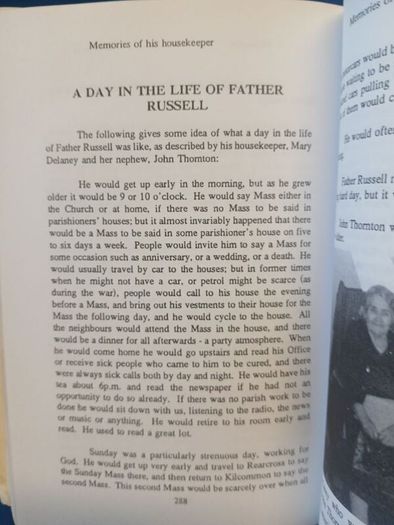 Fr James Russell of Kilcommon - Jim Holohan (signed)
