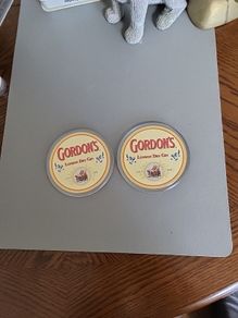 Gordons gin coasters