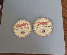 Gordons gin coasters