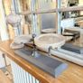 New metal and washed wood vintage scales effect display piece Image 2
