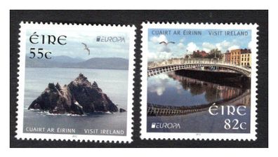 2012 Ireland Europa (Visit Ireland) Commemorative Stamps Mint Never Hinged (MNH)