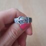 Silver buckle band ring size Y Image 5