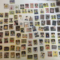 panini football stickers vintage