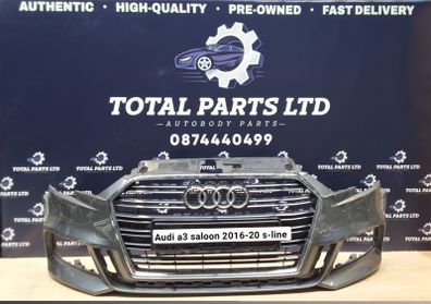 Audi A3 saloon 2016-20 s-line front bumper