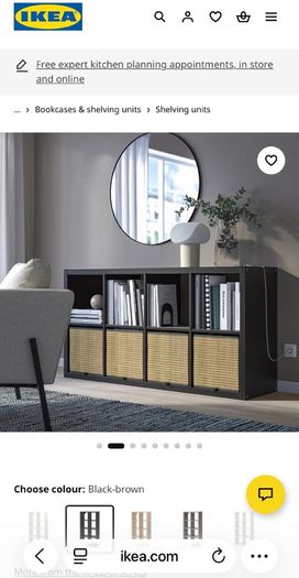 Ikea kallax storage unit x2