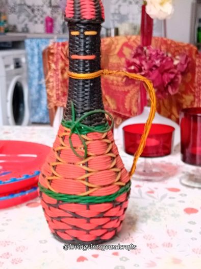 French Scoubidou Wine Decanters
