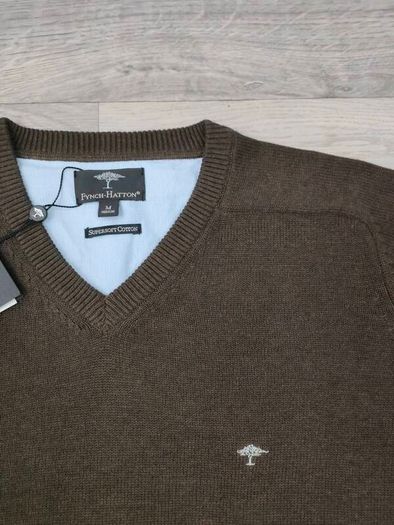 NEW Fynch Hatton Supersoft Cotton Jumper Mens M/L RRP 89 Euro