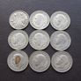 Great Britain. George V. 9 Silver@6 pence Run of the years (1928-1936) Image 5