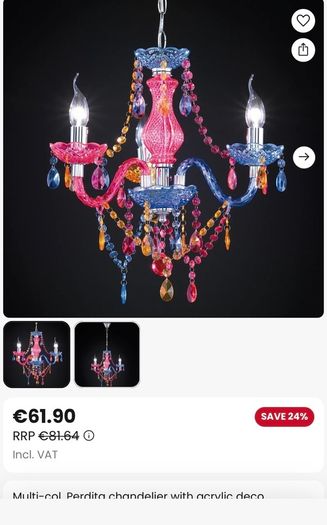 Lustre Girls Chandelier