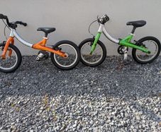 TWO littlebig little big balance and pedal bike