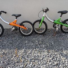 TWO littlebig little big balance and pedal bike