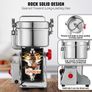 1000g Electric Grain Mill Grinder, High Speed 3000W Commercial Spice Grinders, Stainless Steel Pulverizer Powder Machine Image 2