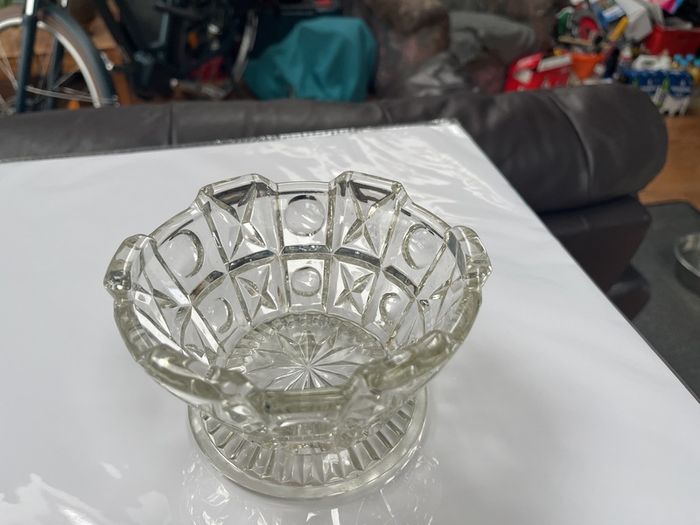 glass sugar bowl