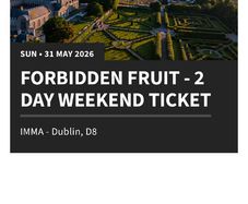 Forbidden fruit ticket