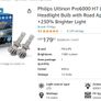 Philips Ultinon 12V Pro6000 H7 LED Headlight Bulb with Road Approval, +230% Brighter Light Image 5