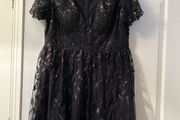 Shein black sparkle dress